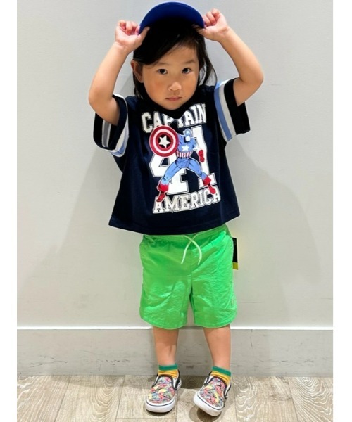 MARVEL（マーベル）の「マーベル グラフィックTシャツ (幼児・ベビー)（Tシャツ/カットソー・キッズ・ライトグレー/ネイビー・90cm/95cm/110cm/105cm/100cm/80ｃｍ）」の6枚目の写真