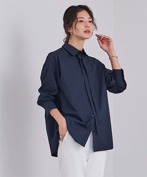 UR'S(ユアーズ)の「マルチwayボウタイ/カシュクールシャツ(シャツ/ブラウス・レディース・ホワイト/ベージュ/ネイビー/アイボリー/ブルー・S/M/L)」の18枚目の写真