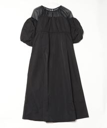 DIP IN CHOCOLATE（ディップインチョコレート）の「シアー切り替えバルーンスリーブワンピース【DIP IN CHOCOLATE】（ワンピース）」