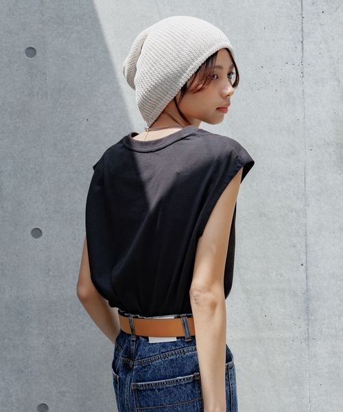 PAGEBOY(ページボーイ)の「ノースリフォトTシャツ(Tシャツ/カットソー・レディース・ホワイト/ブラック・FREE)」の18枚目の写真