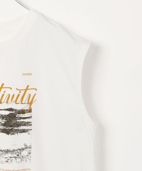 PAGEBOY(ページボーイ)の「ノースリフォトTシャツ(Tシャツ/カットソー・レディース・ホワイト/ブラック・FREE)」の22枚目の写真