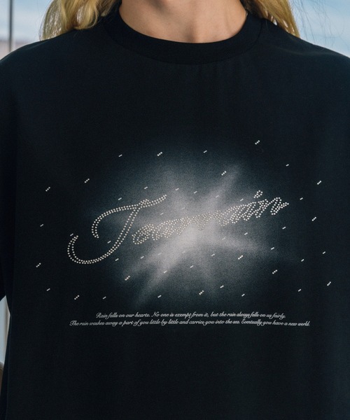 BLAYMORE（ブレイモア）の「【BLAYMORE】Tearrain Rhinestone T / ラインストーン ビジュー コレクションTシャツ（Tシャツ/カットソー・メンズ・パープル/ブラック・M/S）」の20枚目の写真