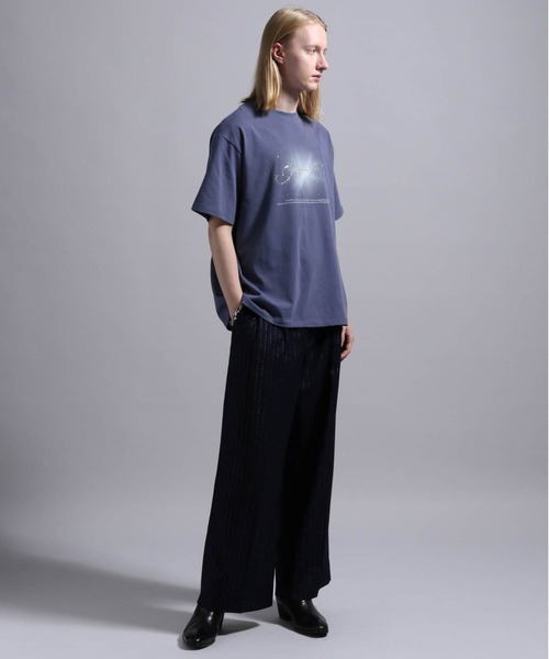 BLAYMORE（ブレイモア）の「【BLAYMORE】Tearrain Rhinestone T / ラインストーン ビジュー コレクションTシャツ（Tシャツ/カットソー・メンズ・パープル/ブラック・M/S）」の9枚目の写真