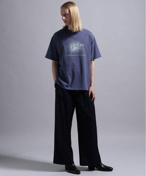 BLAYMORE（ブレイモア）の「【BLAYMORE】Tearrain Rhinestone T / ラインストーン ビジュー コレクションTシャツ（Tシャツ/カットソー・メンズ・パープル/ブラック・M/S）」の10枚目の写真