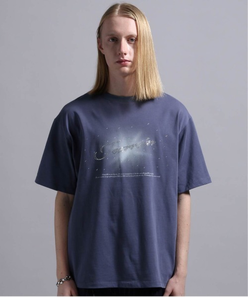 BLAYMORE（ブレイモア）の「【BLAYMORE】Tearrain Rhinestone T / ラインストーン ビジュー コレクションTシャツ（Tシャツ/カットソー・メンズ・パープル/ブラック・M/S）」の12枚目の写真