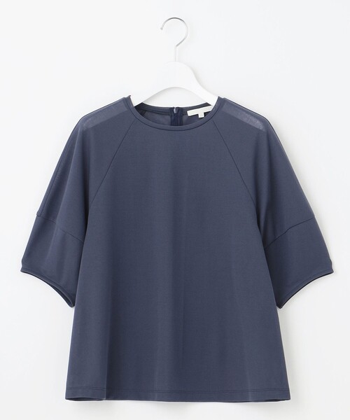 自由区(ジユウク)の「シアーフライス Tシャツ(Tシャツ/カットソー・レディース・ダルブルー系/ピンク系/ライトイエロー系/オリーブ系・38/40)」の14枚目の写真