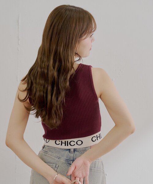 WEB限定/REVIVAL】裾ロゴクロップドタンクトップ（タンクトップ