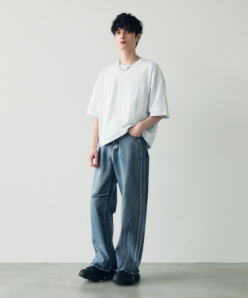 FRONT POINT ハーフデニム デニムハーフパンツ[品番：BJLW0029110]｜RODEO CROWNS WIDE