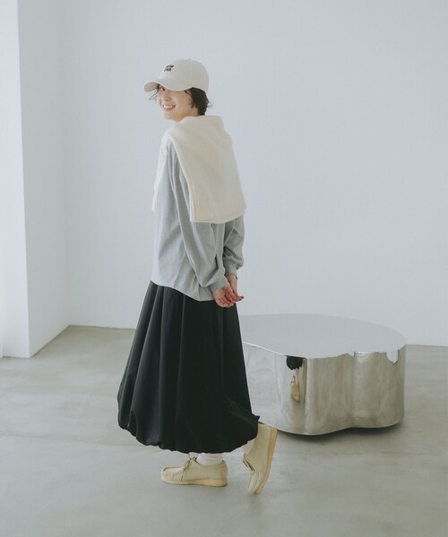 B:MING by BEAMS（ビーミングバイビームス）の「バルーン スカート（S～M）（スカート・レディース・オリーブ/ブラウン系その他/ブラック・MEDIUM/SMALL）」の6枚目の写真