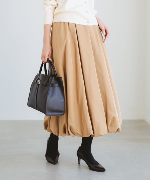 B:MING by BEAMS(ビーミングバイビームス)の「バルーン スカート(S~M)(スカート・レディース・オリーブ/ブラウン系その他/ブラック・MEDIUM/SMALL)」の20枚目の写真