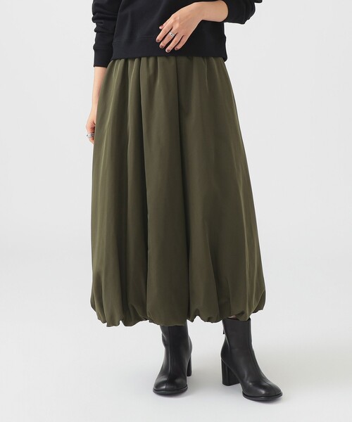 B:MING by BEAMS(ビーミングバイビームス)の「バルーン スカート(S~M)(スカート・レディース・オリーブ/ブラウン系その他/ブラック・MEDIUM/SMALL)」の12枚目の写真