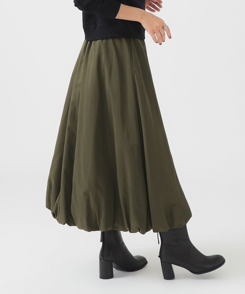 B:MING by BEAMS(ビーミングバイビームス)の「バルーン スカート(S~M)(スカート・レディース・オリーブ/ブラウン系その他/ブラック・MEDIUM/SMALL)」の11枚目の写真