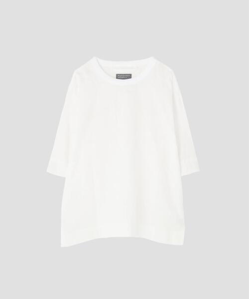 MARGARET HOWELL(マーガレットハウエル)の「SOFT LINEN SHIRT(シャツ/ブラウス・レディース・ブラック/ホワイト・2/1)」の5枚目の写真