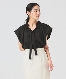 Ray BEAMS | ボウタイ フレンチ パフスリーブ ブラウス(シャツ/ブラウス)