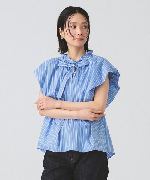 ボウタイ フレンチ パフスリーブ ブラウス（シャツ/ブラウス）｜Ray