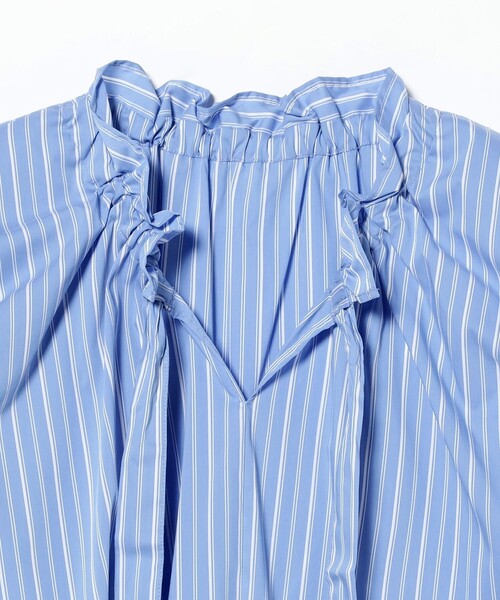 Ray BEAMS(レイビームス)の「ボウタイ フレンチ パフスリーブ ブラウス(シャツ/ブラウス・レディース・サックスブルー/ホワイト/ブラック・ONE SIZE)」の17枚目の写真