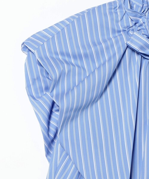 Ray BEAMS(レイビームス)の「ボウタイ フレンチ パフスリーブ ブラウス(シャツ/ブラウス・レディース・サックスブルー/ホワイト/ブラック・ONE SIZE)」の16枚目の写真