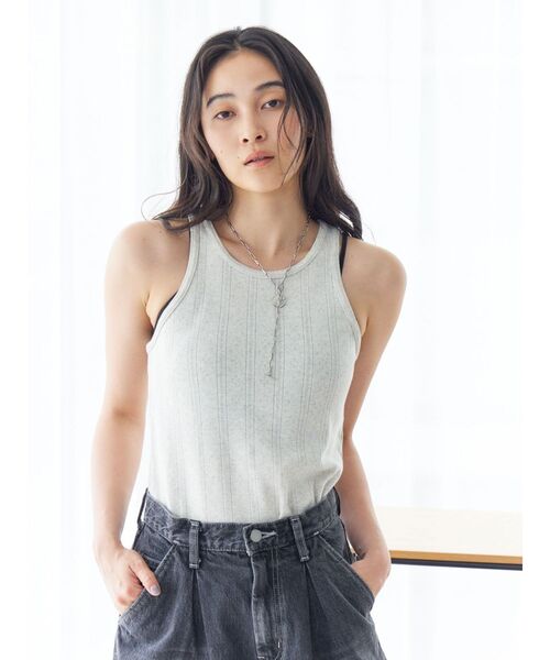 ANDRESD チャコール　トップスのみ M-CLARKSVILLE-A ニット｜ブラック｜ウィメンズ｜DIESEL