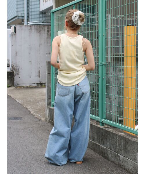 Ungrid（アングリッド）の「針抜きアメスリタンクトップ（タンクトップ・レディース・イエロー/ライトグレー/ブラウン・FREE）」の19枚目の写真