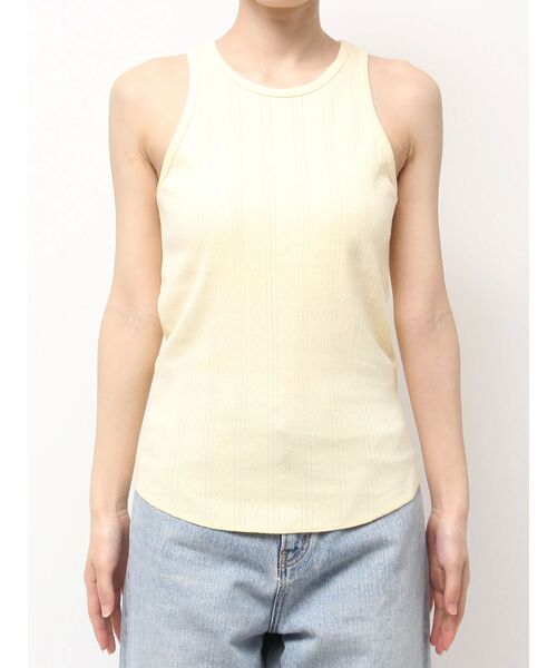 Ungrid（アングリッド）の「針抜きアメスリタンクトップ（タンクトップ・レディース・イエロー/ライトグレー/ブラウン・FREE）」の13枚目の写真