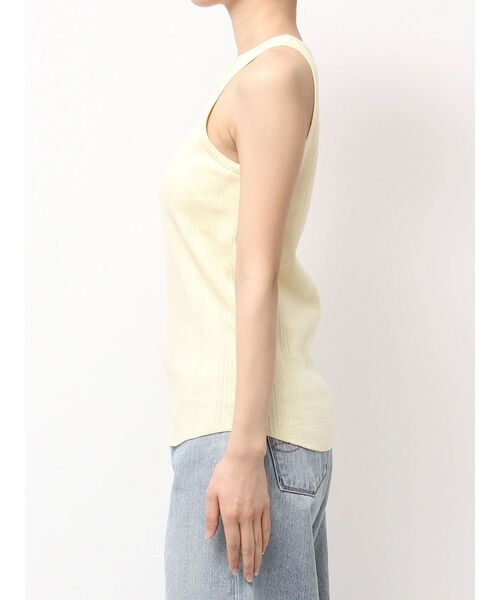Ungrid（アングリッド）の「針抜きアメスリタンクトップ（タンクトップ・レディース・イエロー/ライトグレー/ブラウン・FREE）」の12枚目の写真