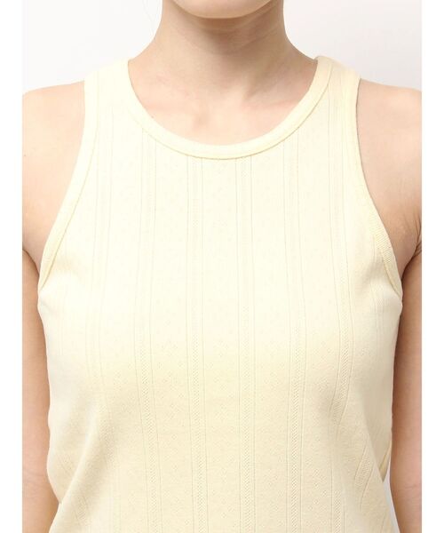 Ungrid（アングリッド）の「針抜きアメスリタンクトップ（タンクトップ・レディース・イエロー/ライトグレー/ブラウン・FREE）」の10枚目の写真