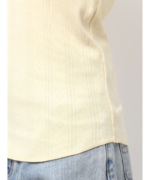 Ungrid（アングリッド）の「針抜きアメスリタンクトップ（タンクトップ・レディース・イエロー/ライトグレー/ブラウン・FREE）」の8枚目の写真