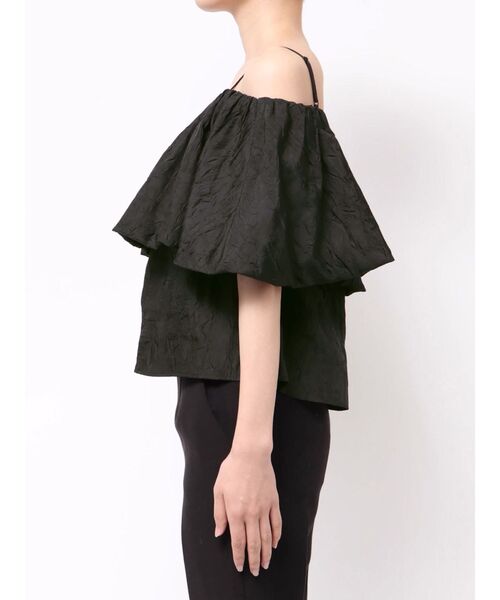 LAGUNAMOON（ラグナムーン）の「4WAYジャガードオフショルブラウス（シャツ/ブラウス・レディース・ブラック/アイボリー/サーモンピンク・FREE）」の18枚目の写真