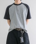 epnok（エプノック）の「【EPNK】Raglan henry neck tee / ラグランヘンリーネックTee（Tシャツ/カットソー・SMALL）」