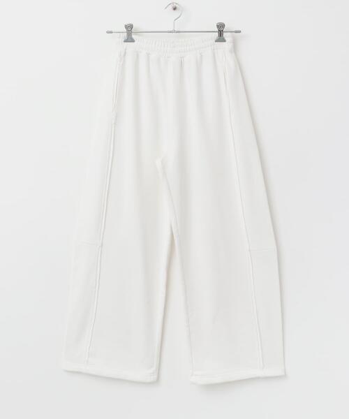 SENSE OF PLACE by URBAN RESEARCH（センスオブプレイスバイアーバンリサーチ）の「キリカエカーブスウェットパンツ（スウェットパンツ・レディース・オフホワイト/グレー・ONE）」の21枚目の写真