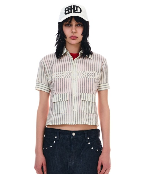 BEEDEN PATCH LOGO COMPACT SHIRT シャツ PATCH LOGO COMPACT SHIRT（シャツ/ブラウス）｜BEEDEN