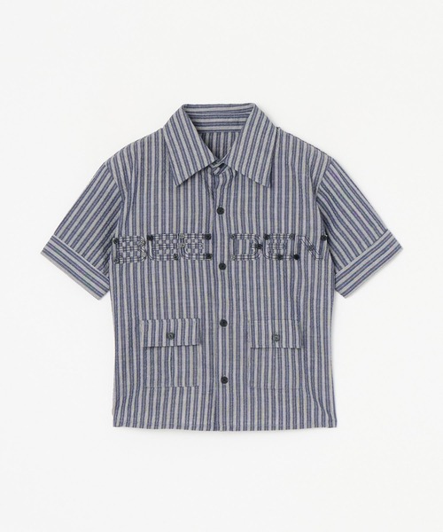 トップス BEEDEN PATCH LOGO COMPACT SHIRT PATCH LOGO COMPACT SHIRT – BEEDEN