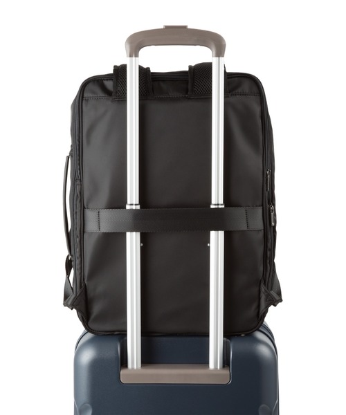 World Traveler(ワールドトラベラー)の「サビオ B4サイズ収納可能 15.6inchPC収納 エキスパンド(容量拡張) 2気室 65343(ビジネスバッグ・メンズ・ブラック/ネイビー・FREE)」の17枚目の写真