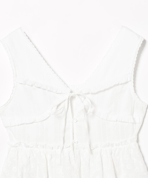 Ray BEAMS（レイビームス）の「レース ペプラム ノースリーブ ブラウス（シャツ/ブラウス・レディース・ホワイト/ブラック・0/1）」の13枚目の写真