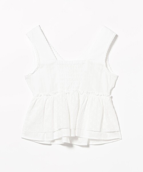 Ray BEAMS（レイビームス）の「レース ペプラム ノースリーブ ブラウス（シャツ/ブラウス・レディース・ホワイト/ブラック・0/1）」の15枚目の写真