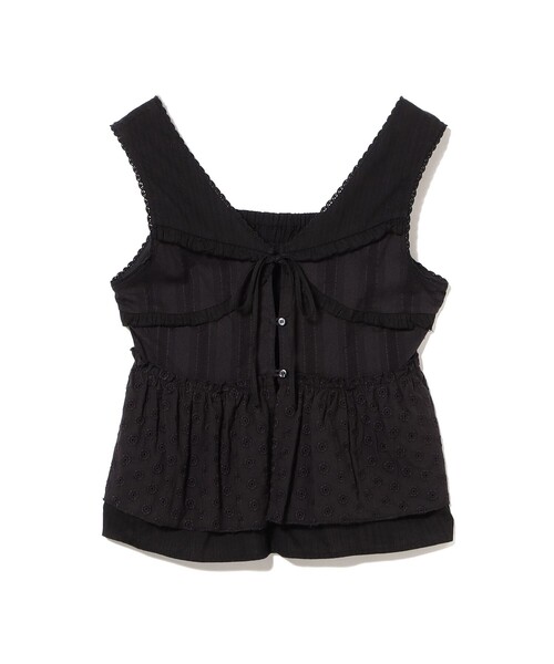 Ray BEAMS（レイビームス）の「レース ペプラム ノースリーブ ブラウス（シャツ/ブラウス・レディース・ホワイト/ブラック・0/1）」の21枚目の写真