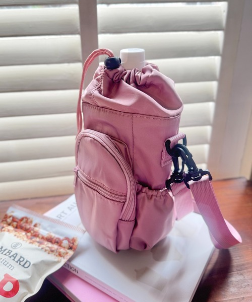 CALIFORNIA OUTFITTERS（カリフォルニア アウトフィッターズ）の「6D1 保冷 ミニボトルショルダーバッグ ボトルホルダー  水筒 ペットボトル 肩掛け（ショルダーバッグ・レディース・ブルー/ブラック/ピンク・ONESIZE）」の3枚目の写真