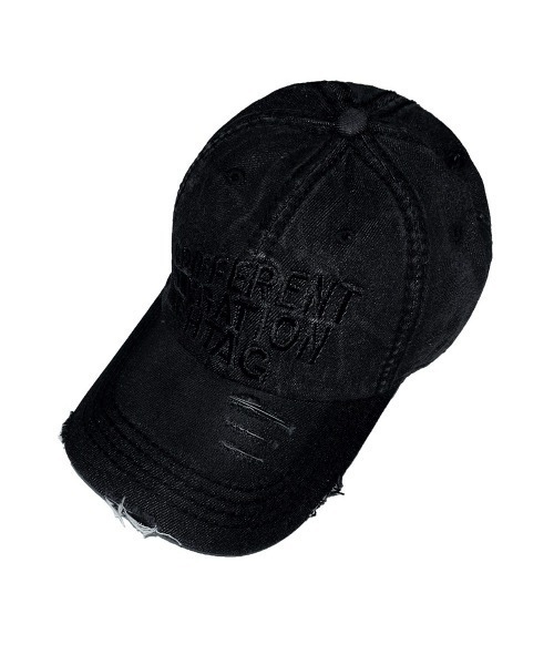 COSYHARU（コシハル）の「ヴィンテージスクラッチデニムボールキャップ（キャップ・メンズ・ブラック・FREE）」の15枚目の写真