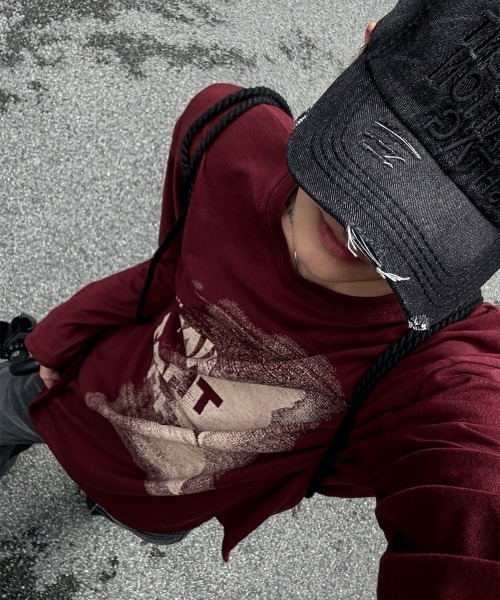 COSYHARU（コシハル）の「ヴィンテージスクラッチデニムボールキャップ（キャップ・メンズ・ブラック・FREE）」の9枚目の写真