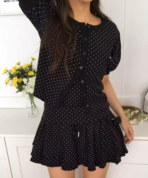 .KOM(ドットコム)の「A'GEM/9 × .kom 『.KOM/ドットケーオーエム』 2Pトップ(その他トップス・レディース・ブラック/グレー・FREE)」の14枚目の写真