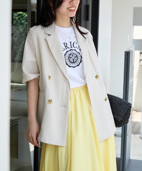 マイカアンドディール　MICA&DEAL ハーフスリーブ　セットアップ MICA＆DEAL｜ハーフスリーブジャケット | Rakuten Fashion(楽天