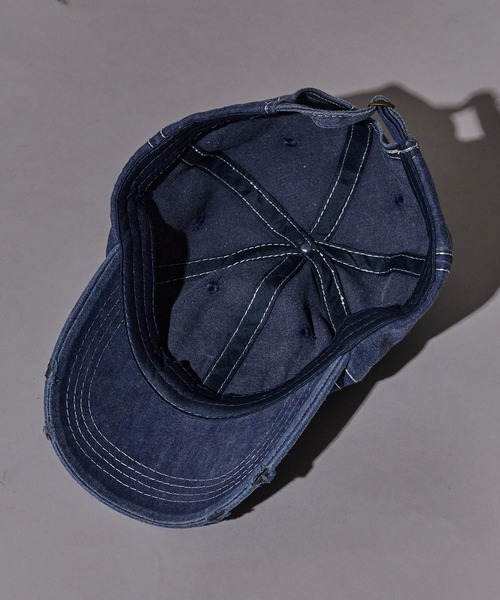 BLANK (ブランク)の「VINTAGE LIKE 「B」LOGO CAP / ヴィンテージライク「B」ロゴキャップ(キャップ・レディース・ブラック/グレー/ブルー/レッド/ベージュ・FREE)」の10枚目の写真