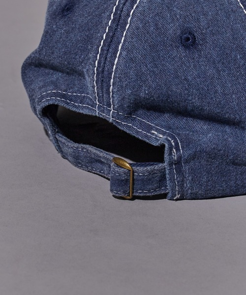 BLANK (ブランク)の「VINTAGE LIKE 「B」LOGO CAP / ヴィンテージライク「B」ロゴキャップ(キャップ・レディース・ブラック/グレー/ブルー/レッド/ベージュ・FREE)」の9枚目の写真