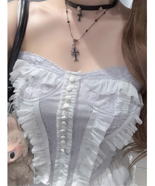 【セット価格】Darich ダーリッチ キャミソール ジョガーパンツ ダーリッチ Darich ミックスシアーコルセットキャミソール