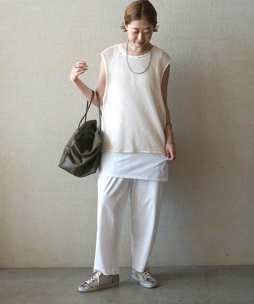 JOURNAL STANDARD LUXE(ジャーナルスタンダード ラックス)の「ジャージー インナーワンピース(その他トップス・レディース・ブラック/ホワイト・FREE)」の11枚目の写真