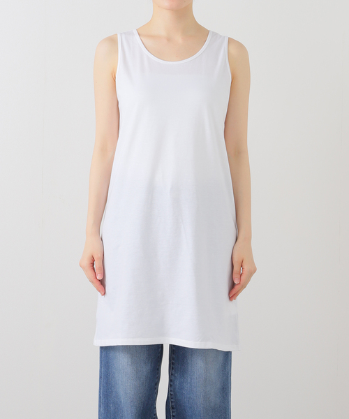 JOURNAL STANDARD LUXE(ジャーナルスタンダード ラックス)の「ジャージー インナーワンピース(その他トップス・レディース・ブラック/ホワイト・FREE)」の6枚目の写真