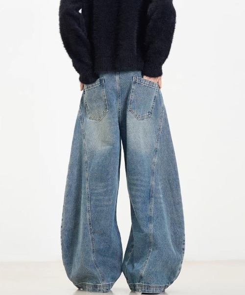 Ressaca(レサーカ)の「ワイドカーブデニムパンツ(デニムパンツ・メンズ・ブルー・M/XL/L)」の12枚目の写真