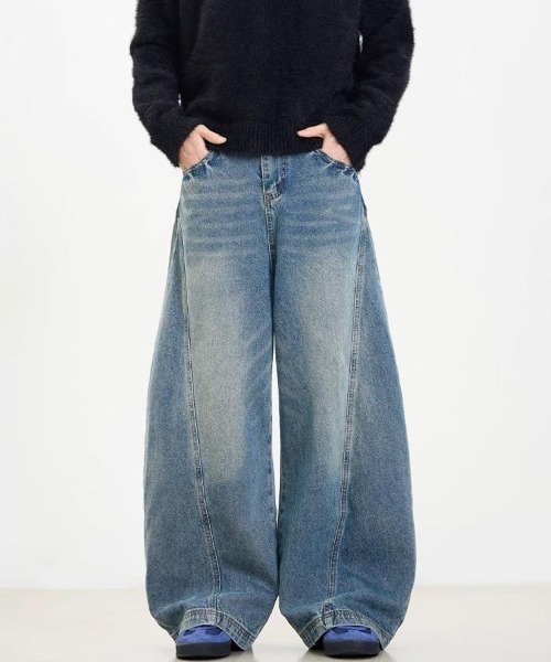 Ressaca(レサーカ)の「ワイドカーブデニムパンツ(デニムパンツ・メンズ・ブルー・M/XL/L)」の7枚目の写真