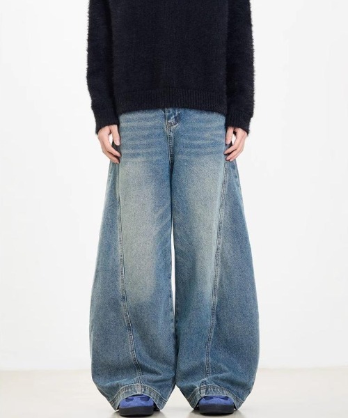 Ressaca(レサーカ)の「ワイドカーブデニムパンツ(デニムパンツ・メンズ・ブルー・M/XL/L)」の6枚目の写真