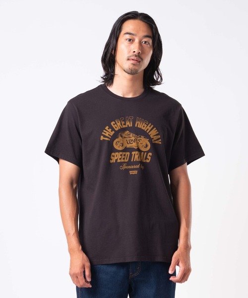 Levi's(リーバイス)の「Levi's/リーバイス ショートスリーブ リラックス Tシャツ(Tシャツ/カットソー・メンズ・ブラック・XL/S/M/L)」の1枚目の写真